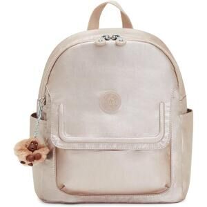 NWT Kipling Seoul Extra Large Metallic 17" Laptop Backpack in Quartz Metallic